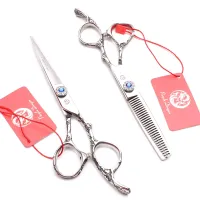 Hair Scissors Z9002 6 quot; JP 440C Professional Barber Scissors Thinning Shears Hair Cutting Shears Hairdressing Scissors Razor Edge