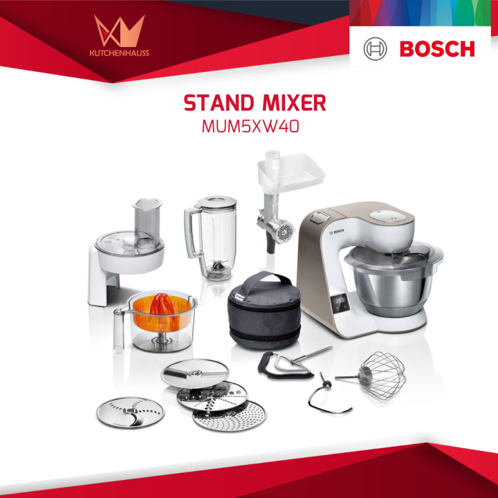 Bosch Kitchen Stand Mixer MUM5XW40 (1000W) Lazada