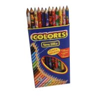 สีไม้ ดินสอสีไม้ยาว “COLORES” 12 สี