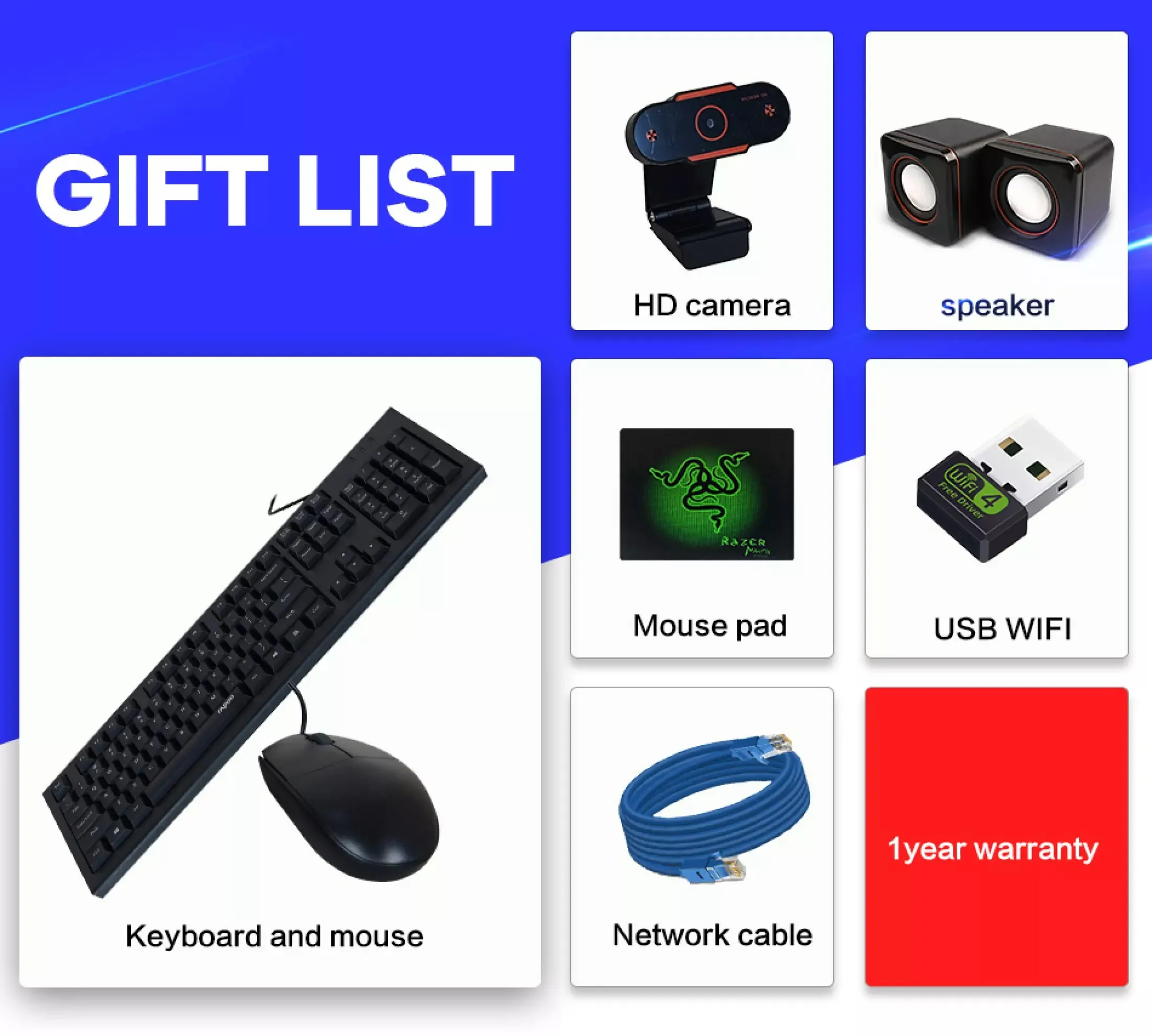 Brand New Office Desktop Computer Set Amd A8 7650k Quad Core 3 3 Ghz Main Frequency Cpu Amd R7 Graphics Card 16gb 1600 Ddr3 Ram And 480gb High Speed Ssd 19 24 Inches Led Monitor Pc