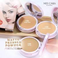 ⚡FLASH SALE⚡♡พร้อมส่ง Nee Cara N333 Super cover 2way&amp; oil free matte pressed powder