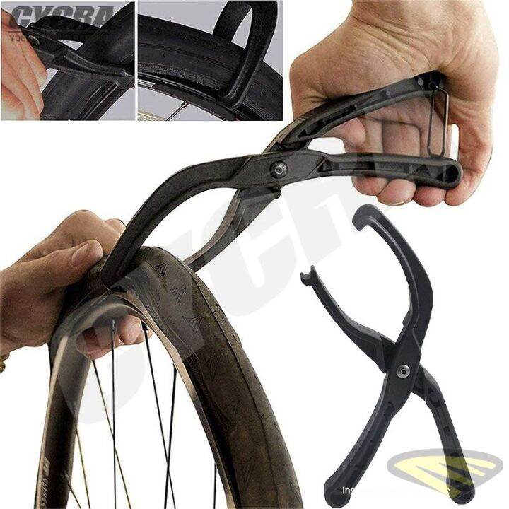 Bike Tool Tire Hand Install Removal Clamp for Difficult Bike Tire Bead