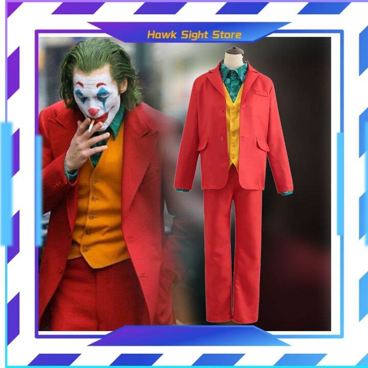 Hawk Sight Store Clown Joker Costumes Suit Halloween Costumes Clown