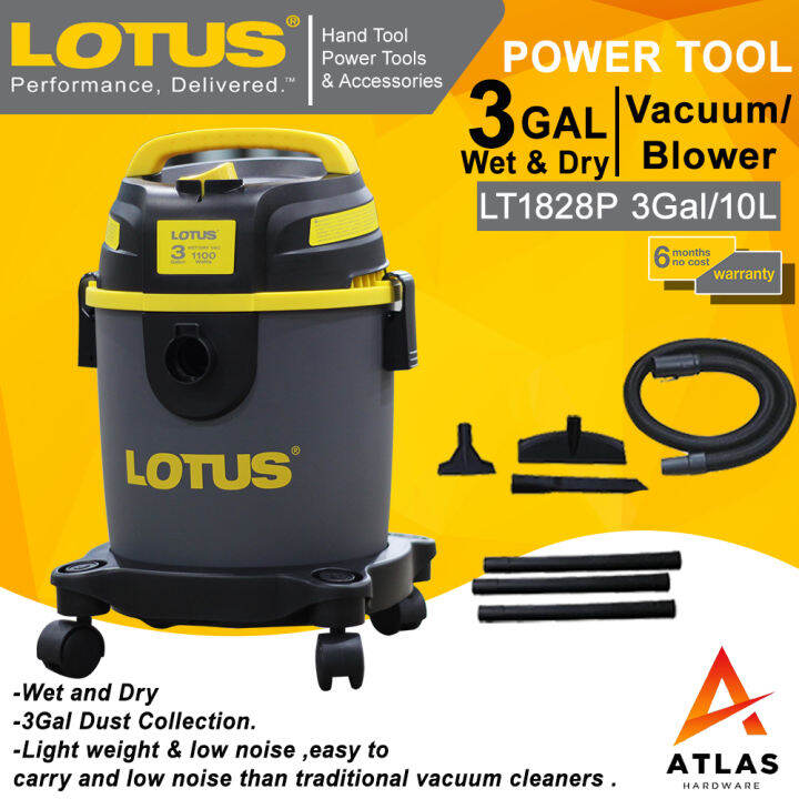 Lotus LT1828P 3Gal/10L Wet/Dry Vacuum and Blower Lazada PH
