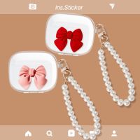 READY STOCK! Transparent Color Ribbon &amp; Angel for ZMI PurPods Soft Earphone Case Cover