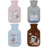 Warm Compress Bottle Water Refillable Hand &amp; Feet Warmer with Cartoon Cover Cold Weather Essentials Leak Proof Pack For Belly Neck Hands Legs Shoulders delightful