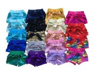 New arrive Sequin Shorts girls Purple Sequin shorts,the first baby sequin shorts,first birthday glitter gold shorts