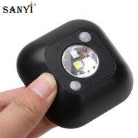 Sensor Night Closet Lights Battery Powered Cabinet Infrared Detector Wall Lamp