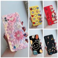 เคสโทรศัพท์สำหรับ Realme C20 C20A C11 2021เคส RealmeC20A ซิลิโคน TPU นิ่มลายดอกไม้สวยงามสำหรับ RealmeC11 2021 RealmeC20