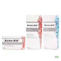 แอคเน่ เอด ทำความสะอาดผิวหน้า สิว แก้ผิวมัน ผิวบอบบาง กันสิวอุดตัน Acne-Aid