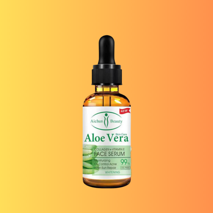 AUTHENTIC AICHUN BEAUTY Aloe Vera Collagen Face Serum with Collagen