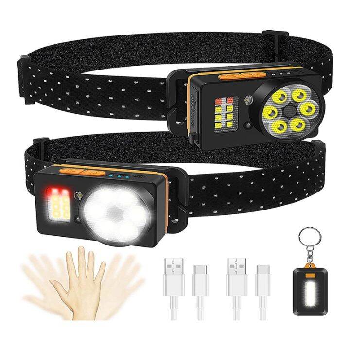 Headlight LED Rechargeable,Headlight for Adults, 1200 Lumen Super