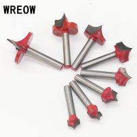 【DT】hot！ 6mm Shank V Groove Milling Cutter 6 Handle Double-edged Cutting Design Engraving End  Woodwork Round Mouth Mill