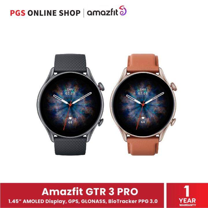 Amazfit GTR 3 PRO 46mm Smartwatch (นาฬิกาอัจฉริยะ) ขนาดหน้าปัด 46mm ...