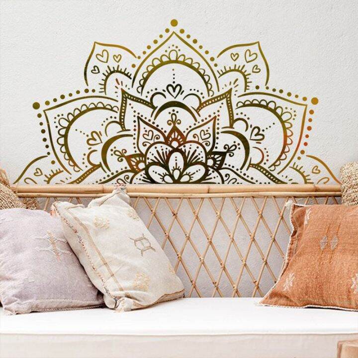 2pcs-set-mandala-pattern-wall-sticker-boho-pvc-wall-decal-for-home-decoration