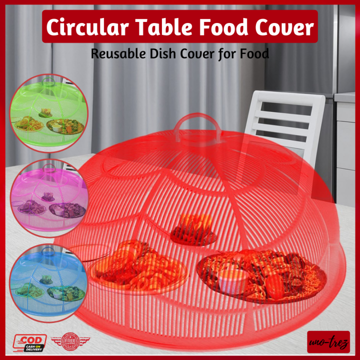UNOTREZ Circular Food Cover Breathable Kitchen Shields for Table