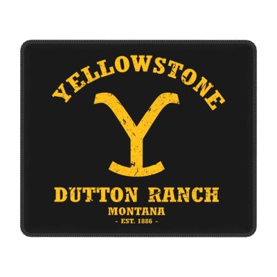 Yellowstone Dutton Ranch Mouse Pad Customized Non-Slip Rubber Base Gaming Mousepad Accessories Office Computer PC Desk Mat