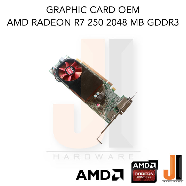 graphic-card-amd-radeon-r7-250-2048mb-128-bit-gddr3-oem-สินค้ามือสองสภาพดีมีการรับประกัน