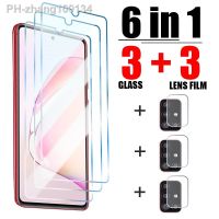 6in1 Screen Protector for Samsung A12 A71 A72 A31 A51 A50 A70 A21S Camera Lens Film for A32 A33 A53 A13 A22 A52S A23 5G Glass