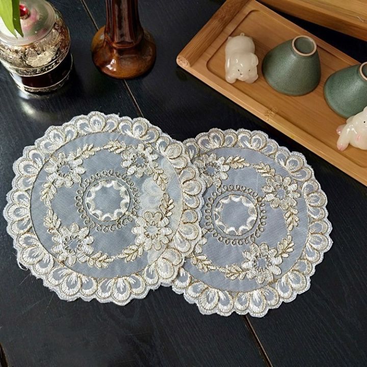 cw-european-placemat-coaster-embroidery-table-lamp-wood-anti-slip-jewelry