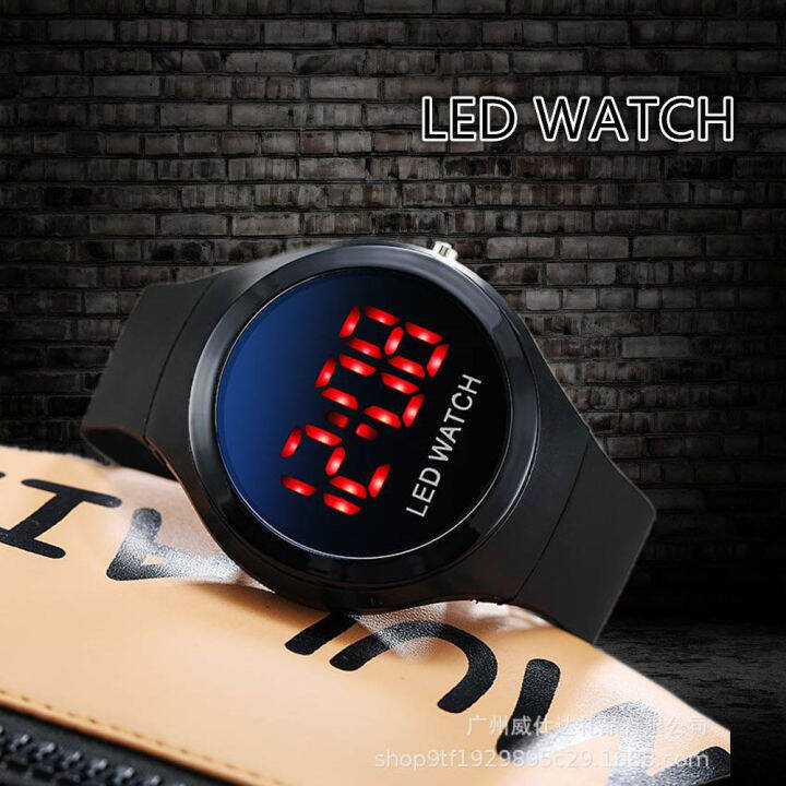 นาฬิกาข้อมมือ Led Watch, Square LED Digital Sports Watch **สินค้าพร้อม