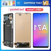 ◆○ A71 AAA Quality For Samsung Galaxy A71 Lcd Display Touch Screen Digitizer Assembly With Frame For A715 A715F A715W A715X Screen