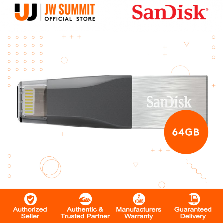 SanDisk iXpand Mini 64GB OTG Flash Drive With Lightning Connector