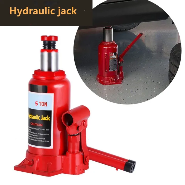 ♗2 Tons 5 Tons 10 Tons Vehicle Jack Vertical Hydraulic Double Section ...