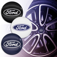 4Pcs 56Mm อลูมิเนียมรถล้อศูนย์โลโก้สติ๊กเกอร์สำหรับ Ford-หนีคูก้า Mondeo Ecosport Fiesta Focus2 3 Fusion