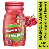 Dabur Hajmola Anardana (PomegranateFlavour) Digestive Tablets, 120 pcs