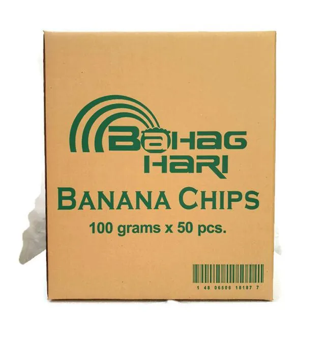 BAHAGHARI BANANA CHIPS 50 X 100 GRAMS Lazada PH