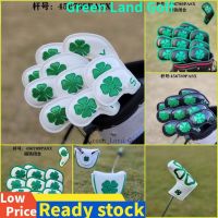 2023 NEW for♛● [10 Pcs/set]Lucky Clover Golf Iron Head Covers Crystal PU leather Golf Headcover Golf putters Cover for Mallet Putters Mallet Putters Golf Clubs Head Protector Golf Accessories