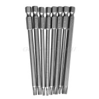 【✔In stock】 yangxiaoyu ใหม่8ชิ้น T8-T40 100มม. ไขควงไขควง Torx แม่เหล็ก1/4 "Hex Shank Drop