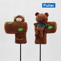 Golf Club Headcover Blade Putter For Driver Fairway Plush Animals Outdoors  Protector Head Durable Cute Gifts Golf Accessories