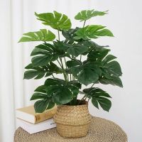 【YF】♦▤﹉  Fork Artificial Turtle Back Fake Flowers Potted Room Office Decoration Accessories