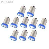 10pcs/Set 12V Universal Car Interior Blue LED Instrument Panel Dashboard BA9S 1815 Light Bulb