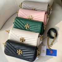 Ready Stock TB BAG New armpit bag shoulder bag solid color rhombus chain small square bag crossbody fashion womens bag with box