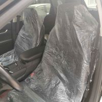 【CC】 2 Pcs car disposable transparent plastic universal waterproof seat maintenance beauty dust and dirt protection