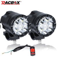 Motorcycle Spotlights Led Headlights Auxiliary Lamp Motorbike Spotlight Accessories 12V 24V 36V Moto Spot Head Lights