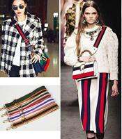 สายรัดกระเป๋ากีตาร์สำรองสไตล์Multicolorผ้าใบCrossbodyสำหรับกระเป๋าถือ