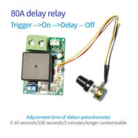 DC 12V 24V Time Relay Module Adjustable Timer Delay Turn Off Timer Relay Control Switch With Potentiometer 0 10/0 100sec 0 5min