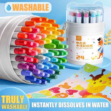 Land Toddler Crayons, 8 Colors Non Toxic Washable Jumbo Crayons