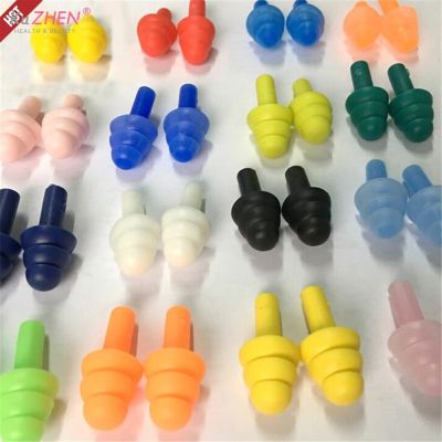 【CW】۞♘  1/5/10Pairs Silicone Swim Earplugs for Adult Swimmers Children Diving Soft Anti-Noise Ear Plug Hot Sale
