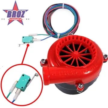 电子涡轮仿声器 Car Electronic Fake Turbo Valve Blow Off Voice Analog Sound  Powerful Boost Pressure Relief Voice Universal For All Car Fake Dump BOV  Simulator Kit Engine Hooter Bonnet Imitation