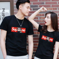 supreme2019 ผู้หญิงแฟชั่นใหม่เสื้อยืดแขนสั้นผู้หญิงเกาหลีเสื้อผ้า