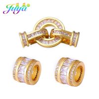 【CW】 Juya Beadwork Jewelry Accessories Fastener Lock Clasps Men Stone Pearls Crystals Making