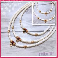 Jipatha DIY สร้อยคอห้อยพระ 1-2 องค์ ความยาว 16 18 20 นิ้ว 24 นิ้ว สวมหัวได้ สร้อยคอห้อยจี้ สร้อยคออะไหล่ทอง งานสวย Hand Made ไม่เหมือนใคร