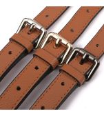 ；。‘【 Genuine Leather Bag Strap Adjustable Strap Crossbody Guitar Shoulder Bag Replacement  Belt Togo Leather