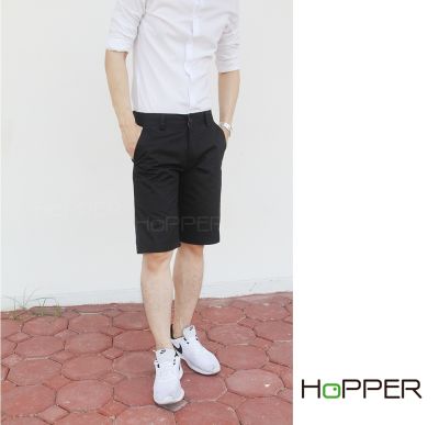 กางเกงขาสั้น Hopper shorts Cotton 100% สีดำ