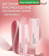Xịt Khử Mùi Cơ Thể Deodorant Spray Hanayuki 60g Xịt thơm, khử mùi